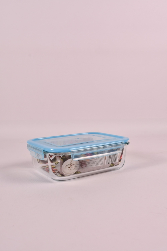 Пищевой контейнер стеклянный с пластиковой кришкой 1500мл 