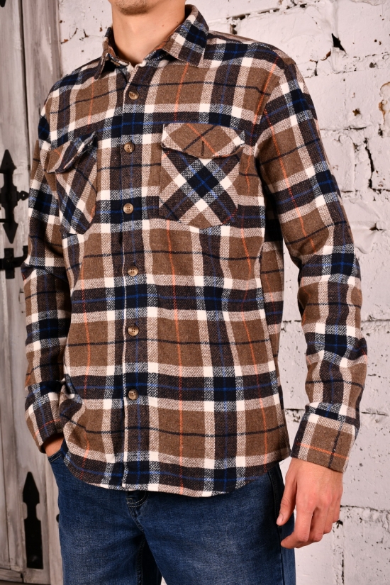Рубашка мужская "Ronex" 100%COTTON Размеры в наличии : 42, 44, 46 арт.7282/1