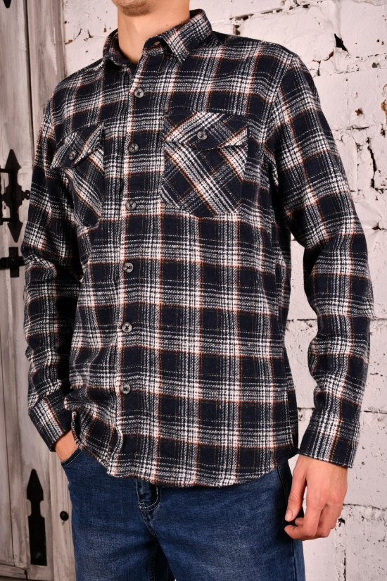 Рубашка мужская "Ronex" 100%COTTON Размеры в наличии : 42, 44, 48 арт.7282/1