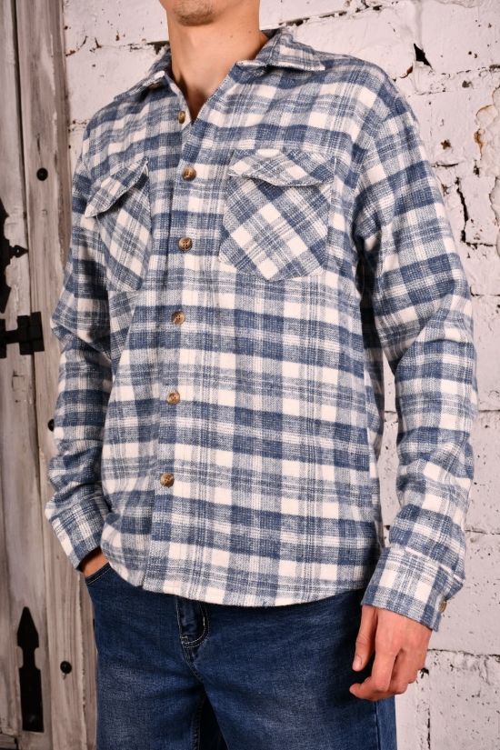 Рубашка мужская "Ronex" 100%COTTON Размеры в наличии : 42, 44, 48 арт.7282/1