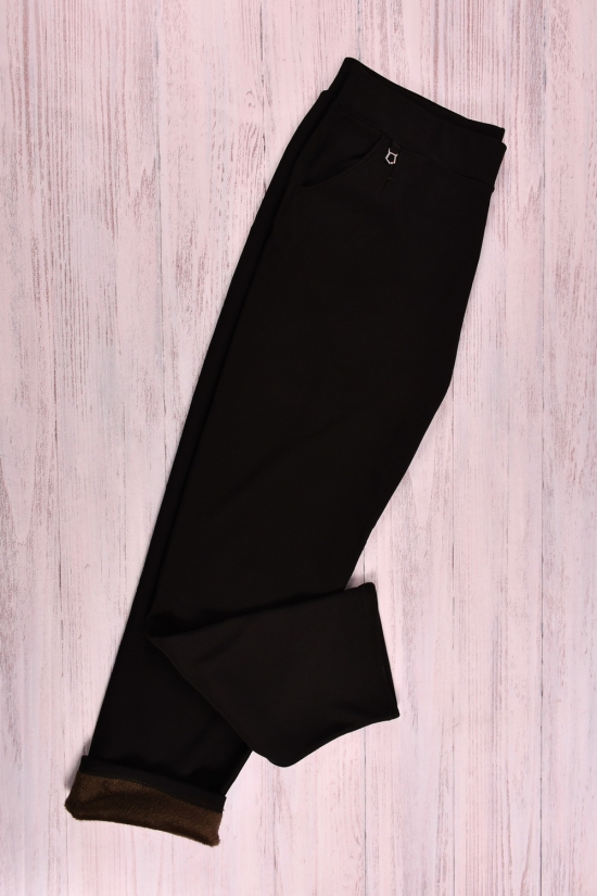 Лосины женские (цв.черный) на меху"ЗОЛОТО" Размер в наличии : 62 арт.A913-3