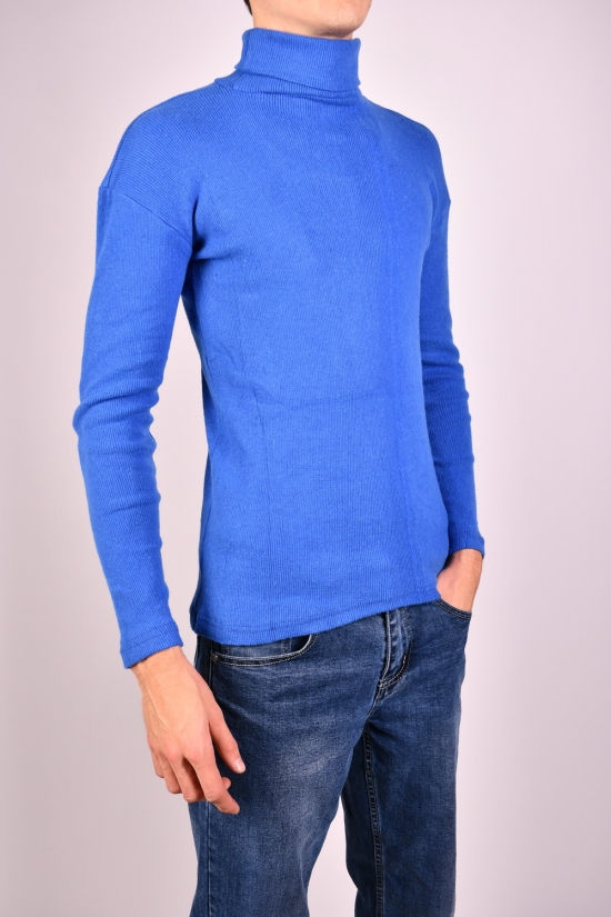 Водолазка чоловіча (кол. блакитний) трикотажна розмір 46-48 "WILUSA" (95% cotton 5% Lycra) арт.729229