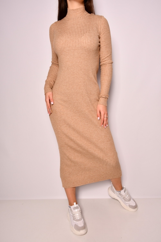 Сукня жіноча тонкого в'язання (кол. капучино) "Karon" розмір 40-42 арт.10264CRS