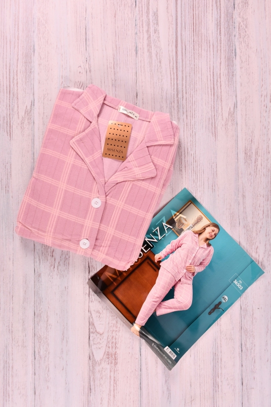 Пижама женская (цв.розовый) флисовая "MISENZA" Размеры в наличии : 50, 52, 54, 56 арт.36503