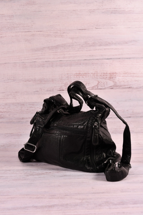 Сумка-рюкзак женская (цв.черный) размер 25/29/11см. арт.S1676