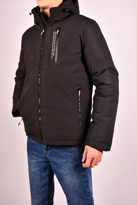 Куртка чоловіча зимова цв. чорний (наповнювач 100% поліестер) "REMAIN" Розмір в наявності : 48 арт.7997