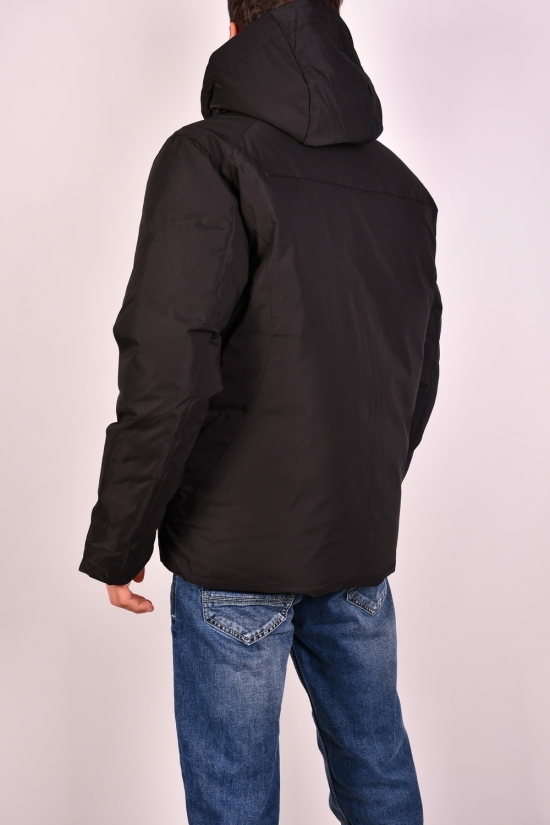 Куртка мужская зимняя цв.черный (наполнитель 100% полиэстер) "REMAIN" Размеры в наличии : 46, 48, 50, 52, 54 арт.3067