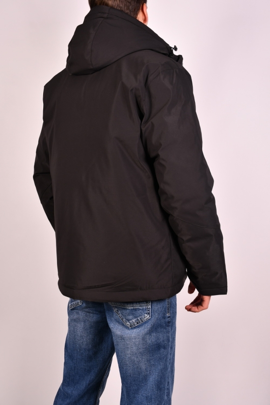 Куртка мужская зимняя цв.черный (наполнитель 100% полиэстер) "REMAIN" Размеры в наличии : 46, 50, 52, 54 арт.3066