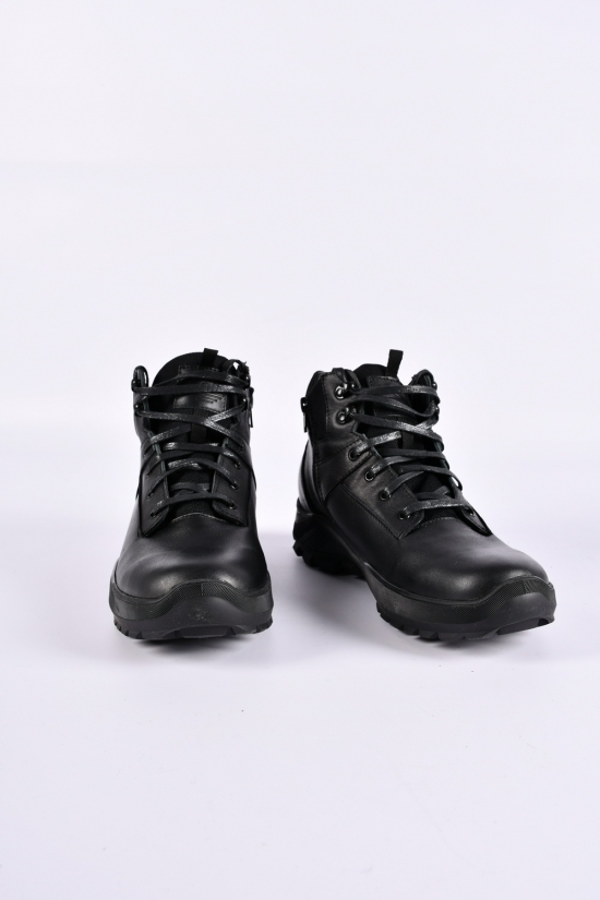 Черевики чоловічі (кол. чорний) з натуральної шкіри на хутрі "Dan Shoes" Розміри в наявності : 40, 43, 45 арт.2040/7