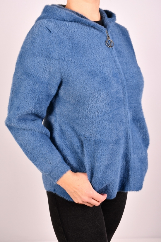 Жіноча кофта (кол. синій) тканина альпака розмір 48-50 арт.L-283