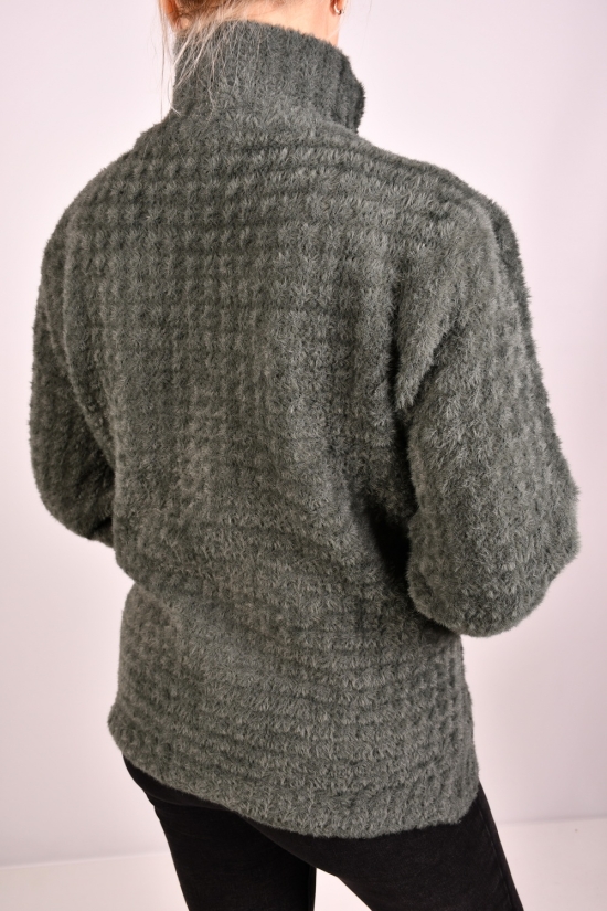 Жіноча кофта (кол. зелений) тканина альпака розмір 48-50 арт.H-856
