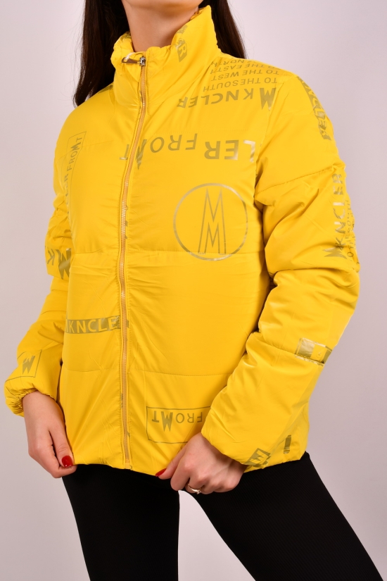 Куртка женская (цв.жёлтый) болоневая зимняя Размер в наличии : 46 арт.2022-9