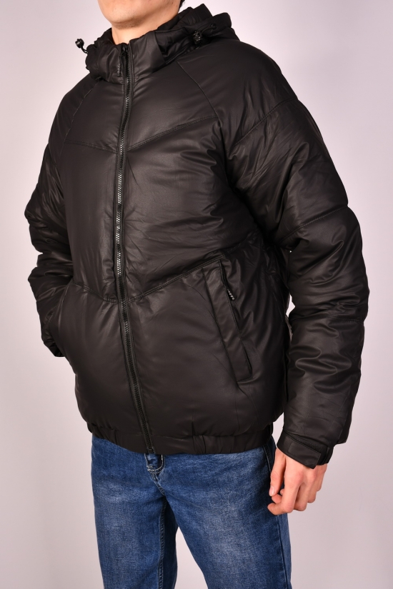 Куртка мужская (цв.чёрный) зимняя с плащевки "NANA" Размеры в наличии : 46, 48 арт.K7134