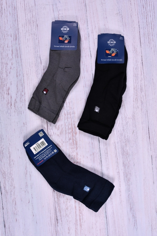 Шкарпетки для хлопчика (5-6) KBS розмір 24-26 (махрова устілка) арт.3-20246