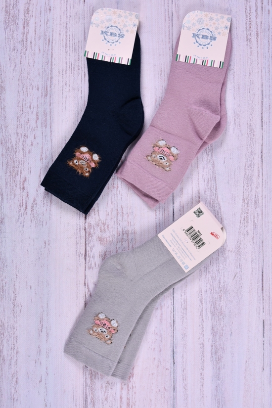Шкарпетки для дівчинки (7-8) KBS розмір 28-30 махрові арт.3-20276