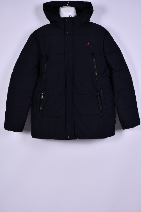 Куртка мужская зимняя (цв.т.синий) с плащевки "PANDA" Размер в наличии : 62 арт.C9365