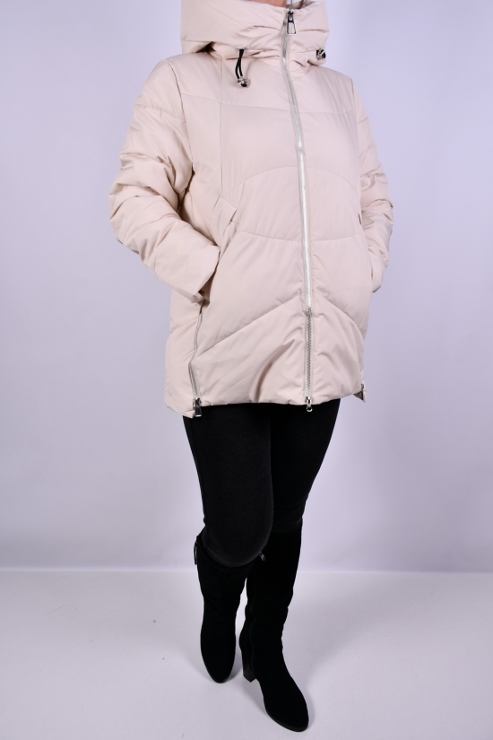 Куртка жіноча з плащової тканини зимова (color V037) Розмір в наявності : 58 арт.HM1153