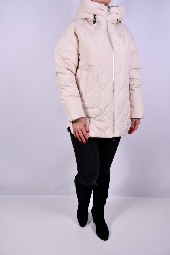 Куртка жіноча з плащової тканини зимова (color V037) Розміри в наявності : 48, 50, 56 арт.HM1150