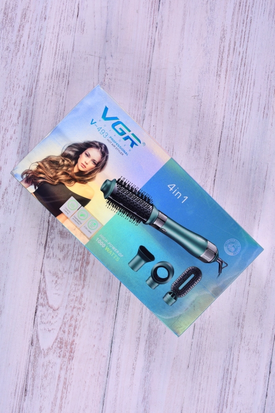 Фен-расческа для волос 4 в 1 1000W "VGR" арт.V-493