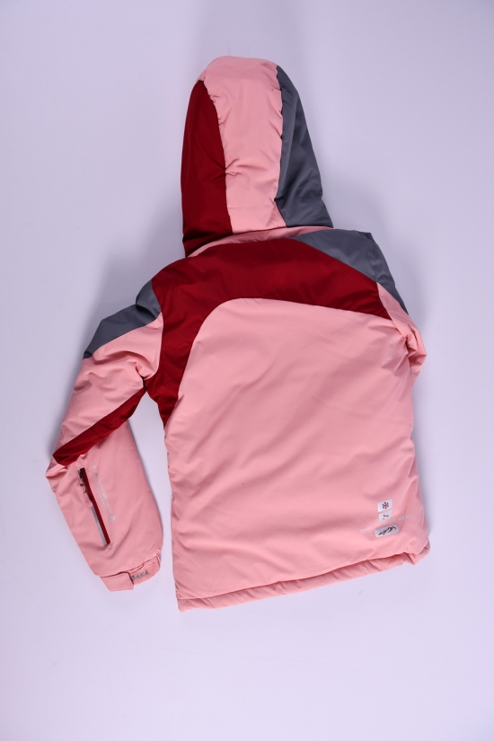 Куртка для девочки (col.77) из водоотталкивающей ткани из дышащей мембраной Рост в наличии : 128, 140, 164, 176 арт.GS23172