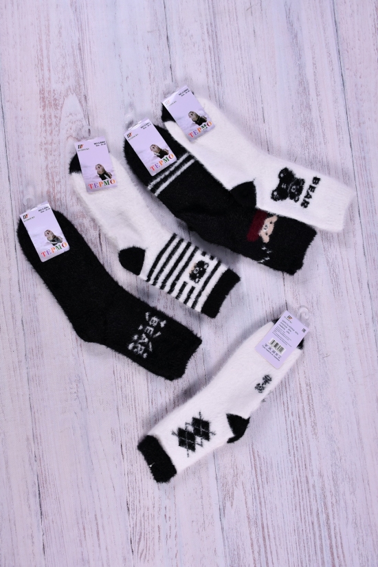 Шкарпетки для дівчинки "Шугуан" розміри 35-40 (60% вовна норки 30% бавовна 10% лайкра) арт.CJ5602