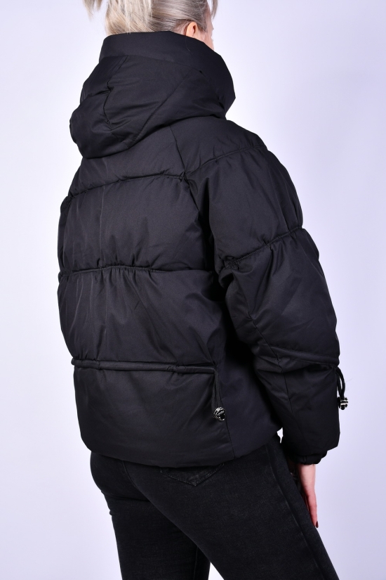 Куртка женская (цв.черный) зимняя модель OVER SIZE Размер в наличии : 52 арт.23811