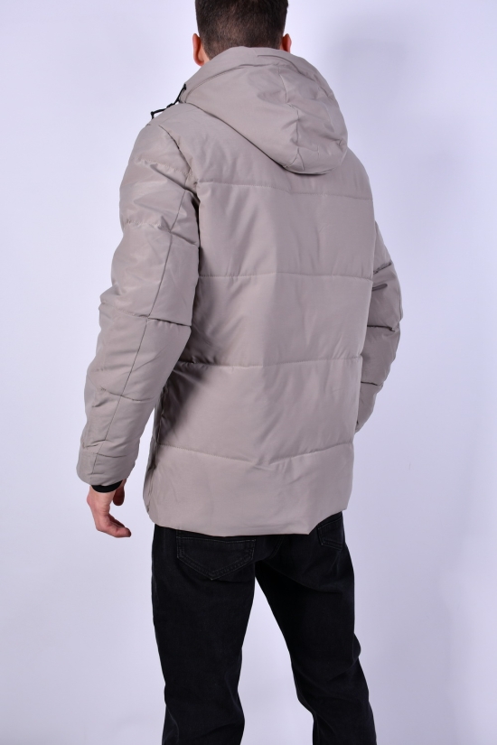 Куртка мужская (цв.св.серый) зимняя из плащевки Размер в наличии : 50 арт.23-610