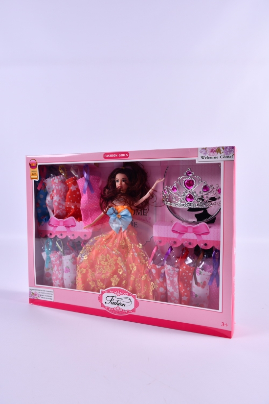 Лялька з набором суконь аксесуарів у коробці 42/6/32см арт.HS1842-5/7