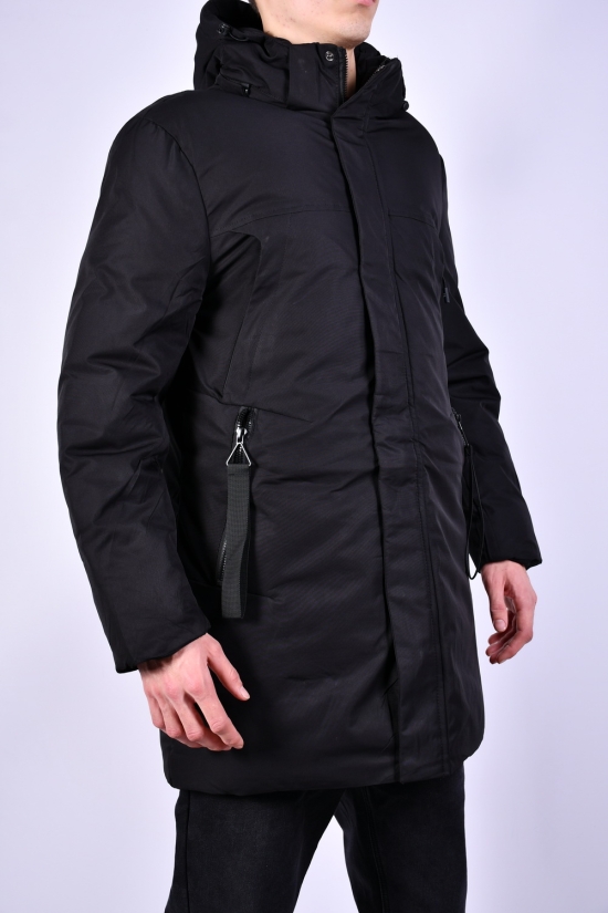 Куртка мужская (цв.черный) зимняя с болоневая "JASON LVAN" Размер в наличии : 52 арт.A9293