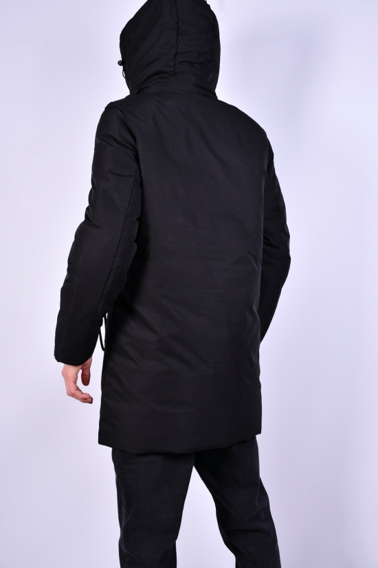 Куртка чоловіча (кол. чорний) зимова з болонева "JASON LVAN" Розмір в наявності : 52 арт.A9293