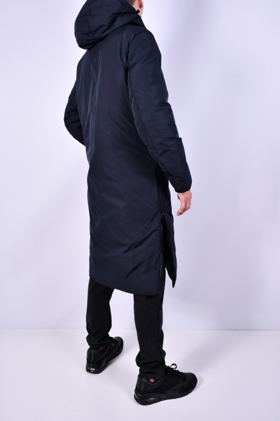 Пальто чоловіче (кол. т. синій) зимове з плащової тканини "NANA" Розміри в наявності : 46, 48, 50, 52 арт.A9813