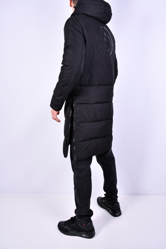 Пальто чоловіче (кол. чорний) зимове з плащової тканини "NANA" Розміри в наявності : 44, 46, 48, 50 арт.A905