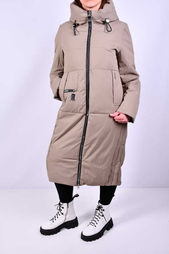 Жіноче пальто (col.F12) зимові болоньєве "CALOOVEI" Розміри в наявності : 42, 44, 50 арт.8057