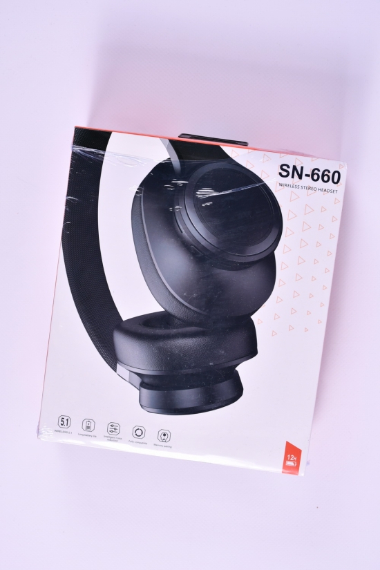Навушники на акумуляторі з USB/BLUETOOTH арт.SN-660