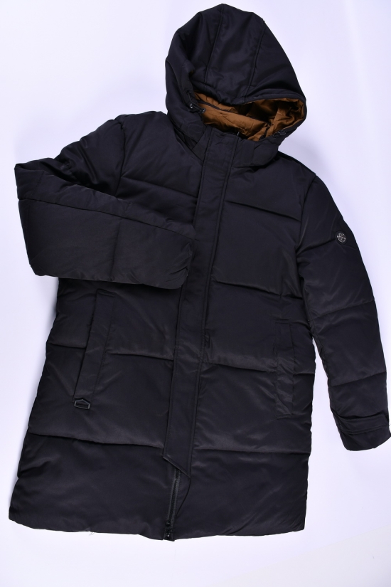 Куртка чоловіча (кол. чорний) зимова з плащової тканини "ATE" Розміри в наявності : 54, 56, 58, 60, 62 арт.A-890D