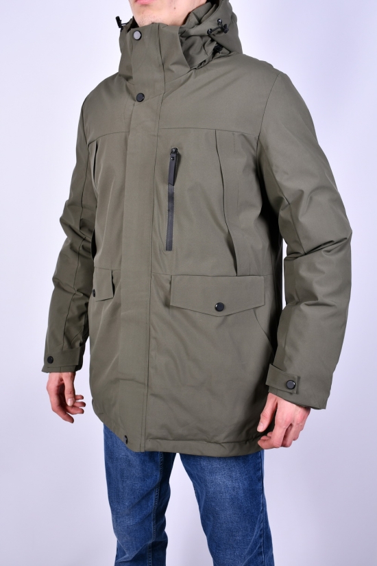 Куртка мужская (color.10) из плащевки зимняя "OKMEL" Размеры в наличии : 48, 52 арт.OK23106