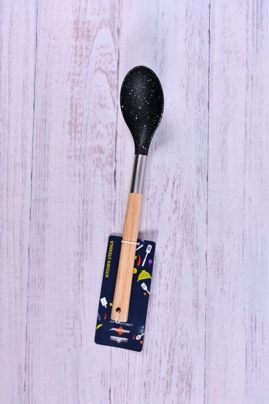 Ложка бакелитовая с деревянной ручкой "BENSON" арт.BN-938