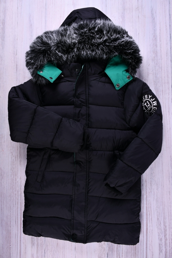 Пальто для хлопчика (кол. чорний) з зимової плащової тканини на хутрі Зріст в наявності : 128, 140, 146, 152 арт.110