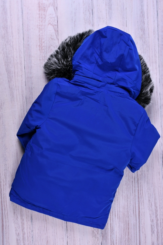 Куртка для мальчика (цв.синий) из плащевки зимняя Рост в наличии : 98, 104, 110, 116, 122 арт.027