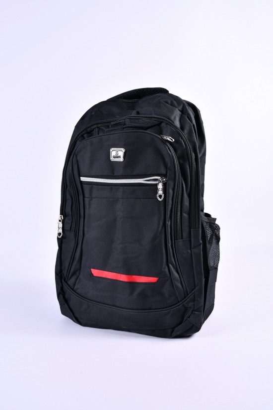 Рюкзак из плащевки (цв.черный) размер 28/37/14 см арт.3061