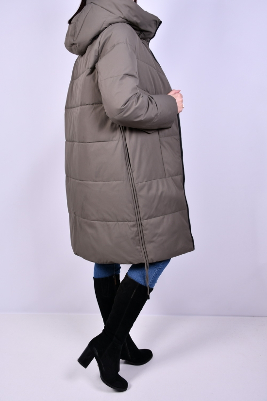 Пальто жіноче (col.28) зимове з плащової тканини. Розмір в наявності : 46 арт.77