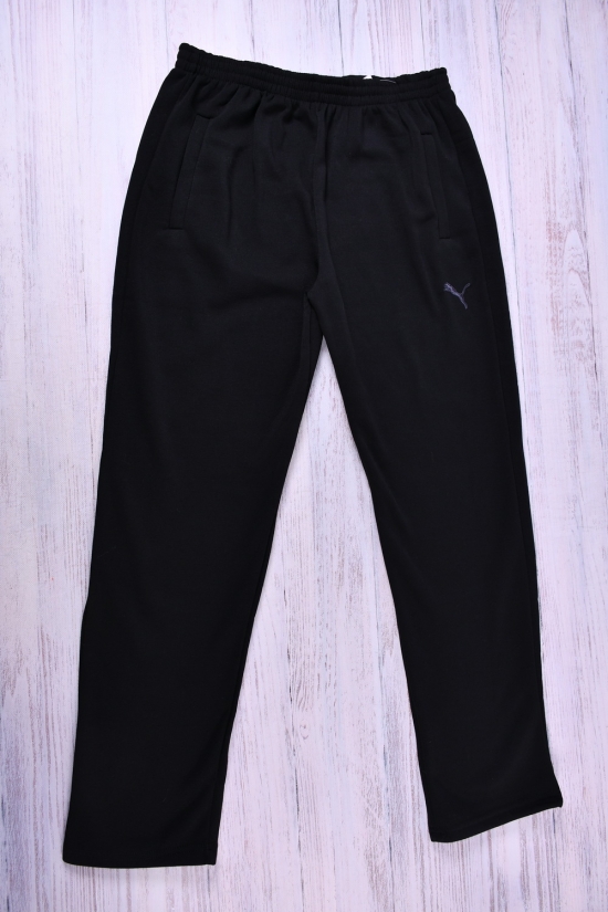 Чоловічі штани (кол. чорний) трикотажні на флісі Розміри в наявності : 58, 64 арт.10