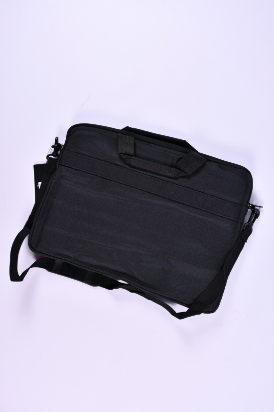 Сумка для ноутбука з плащової тканини (кол. чорний) розмір 40/29 см арт.408