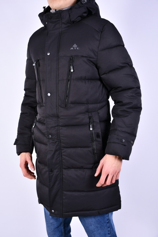 Пальто чоловіче (кол. чорний) із плащової тканини зимове Розміри в наявності : 52, 54 арт.A-869