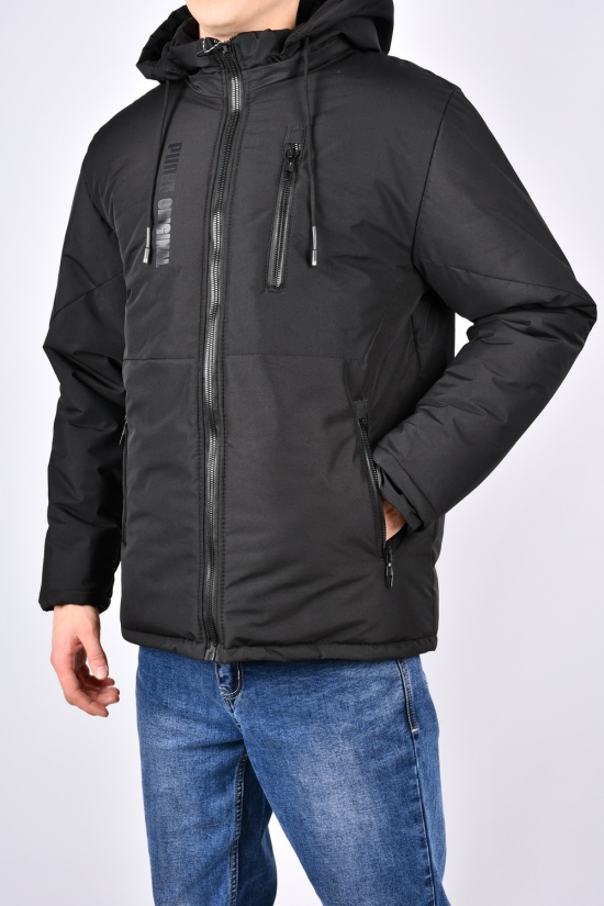 Куртка мужская зимняя(цв.черный) на меху Размеры в наличии : 46, 54 арт.68