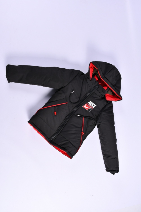 Куртка для хлопчика зимова (кол. хакі) на хутрі Об'єм в наявності : 110 арт.03/NIKE