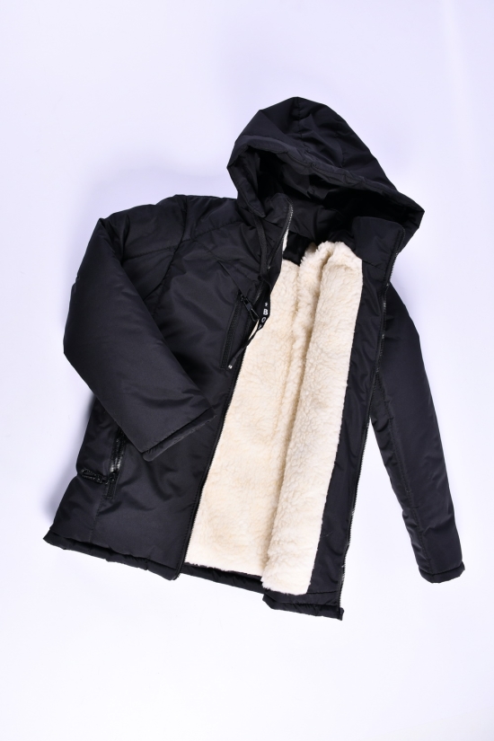 Куртка для мальчика зимняя(цв.черный) на меху Рост в наличии : 146, 152, 158, 164 арт.04/NIKE