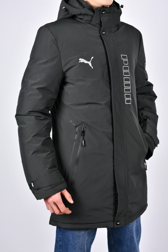Куртка чоловіча (col.2) зимова з плащової тканини "PUMA" Розміри в наявності : 46, 50, 52, 54 арт.2303