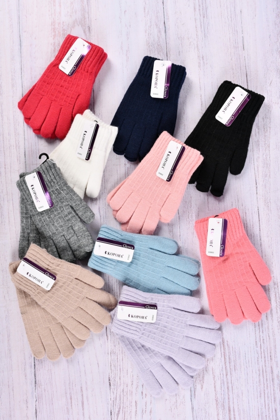 Перчатки для девочки (размер M - обхват ладони от 14 до 16 см) 