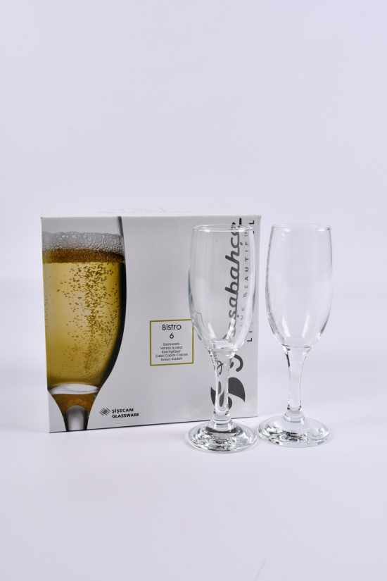 Набор бокалов для шампанского 6 шт по 190 мл "Bistro" арт.44419